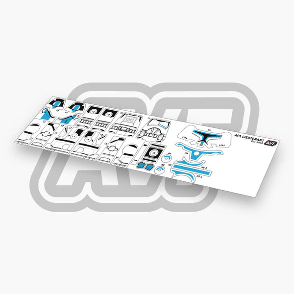 Lieutenant Decals