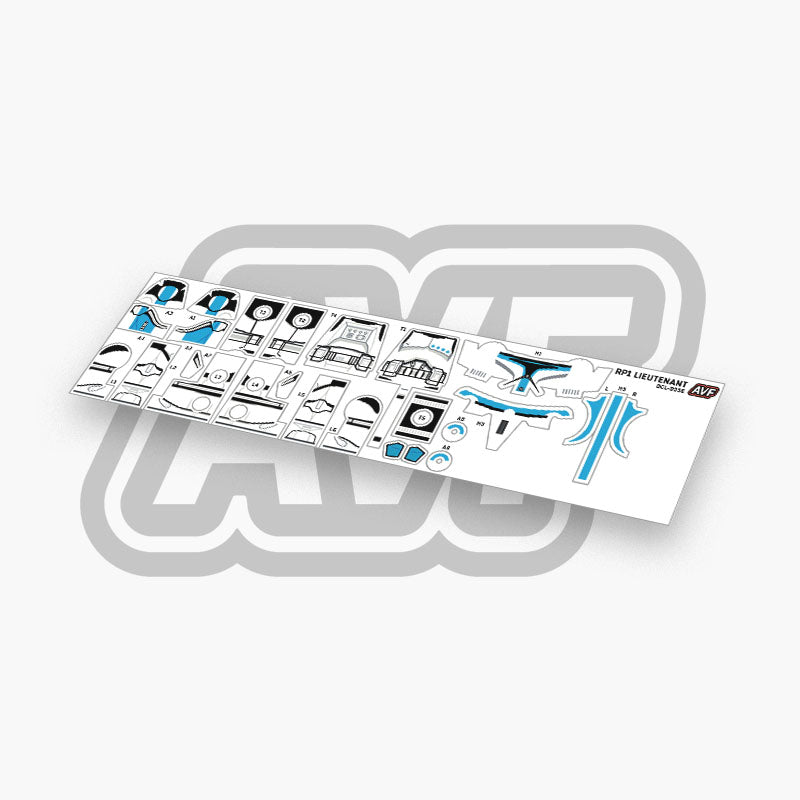 Lieutenant Decals