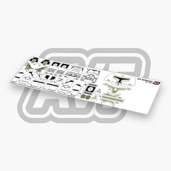 Sergeant Decals