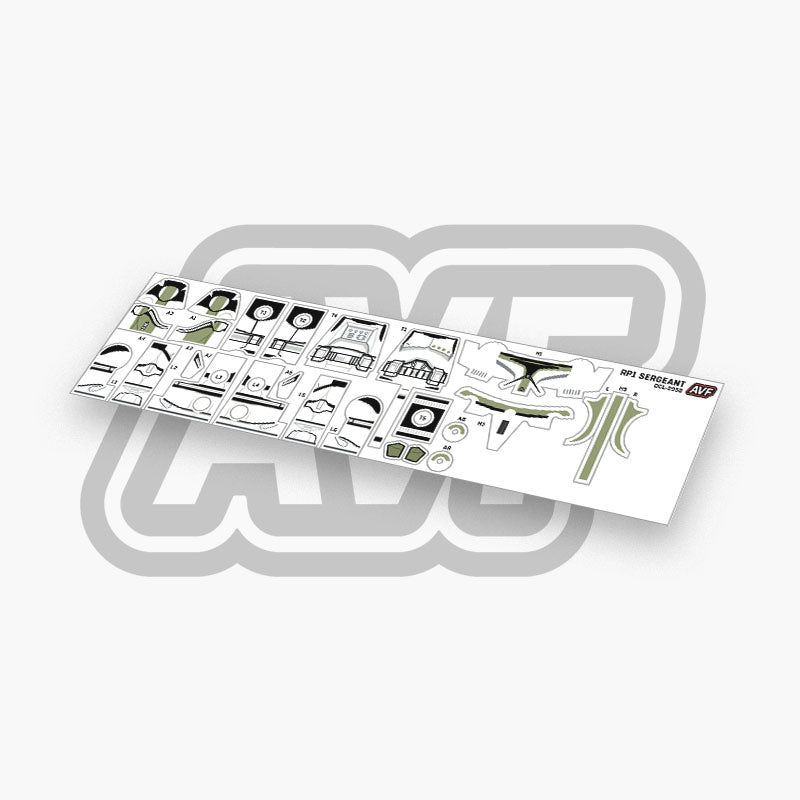 Sergeant Decals