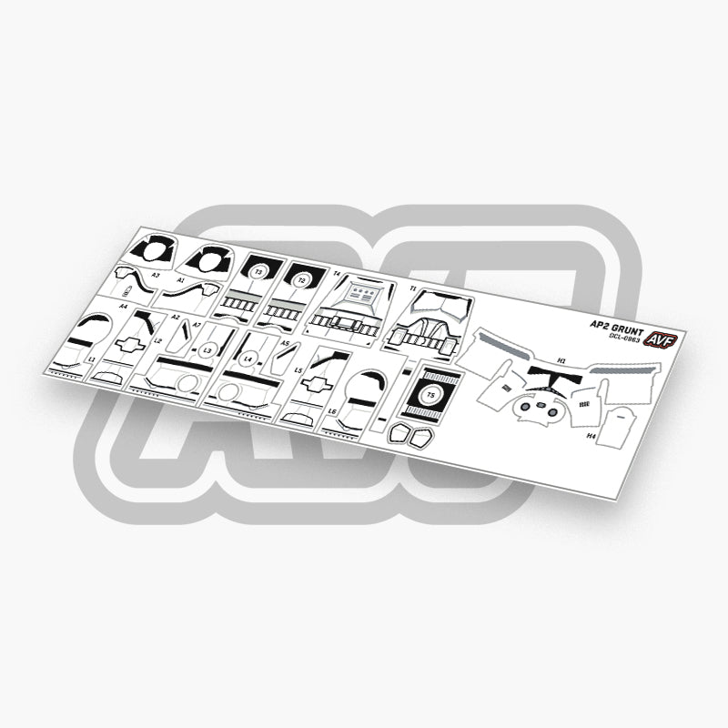 Clone Trooper Grunt Decals