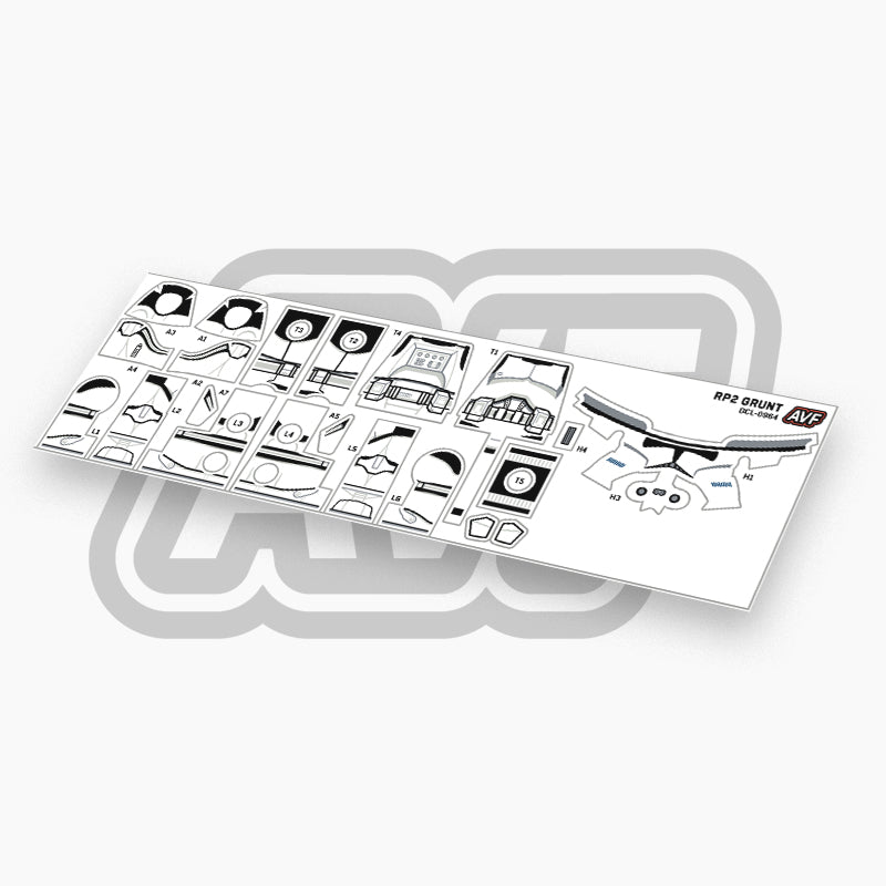 Clone Trooper Grunt Decals