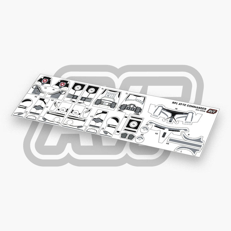 AT-TE Commander Decals