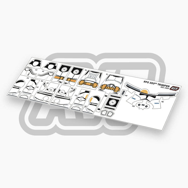 203rd Division Trooper Decals