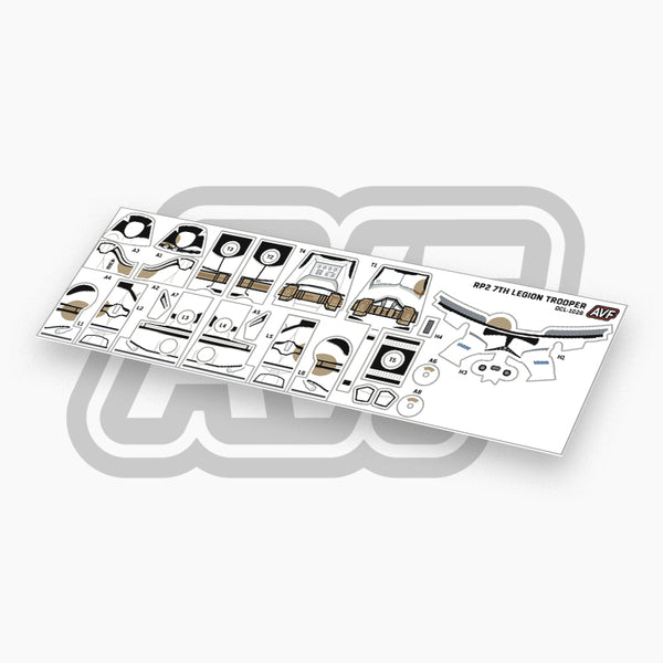 7th Fleet Trooper Decals