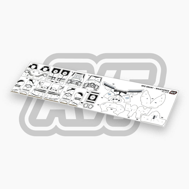 Clone Trooper Grunt Decals