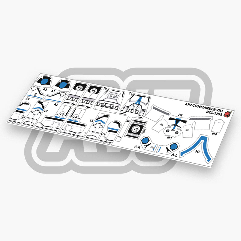 Commander Vill Decals