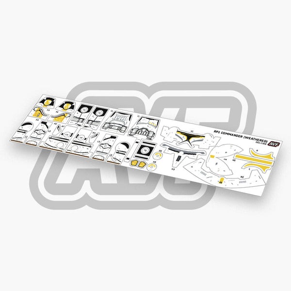 Commander Decals