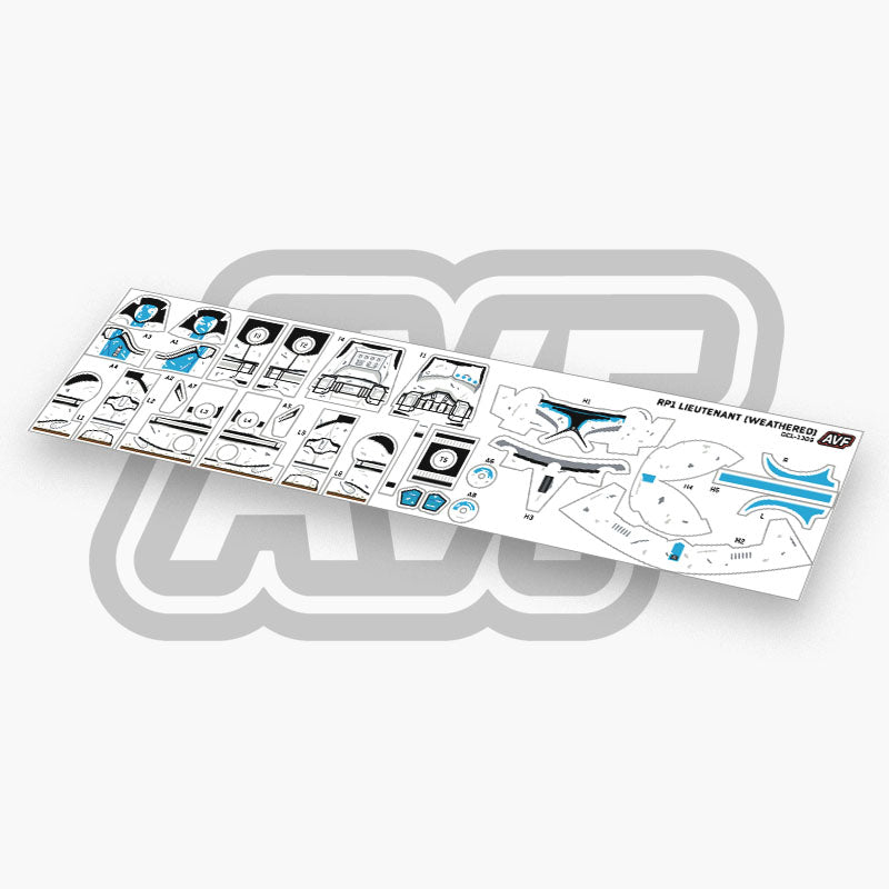 Lieutenant Decals