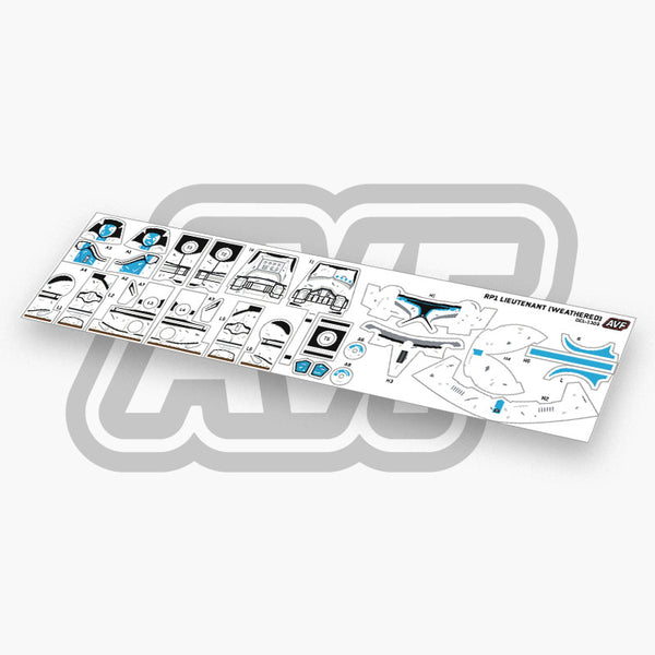 Lieutenant Decals