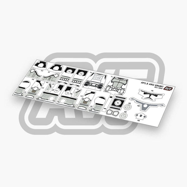 ARC Trooper Grunt Decals