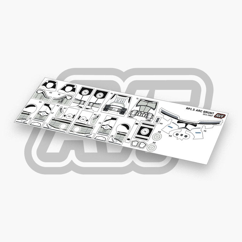 ARC Trooper Grunt Decals