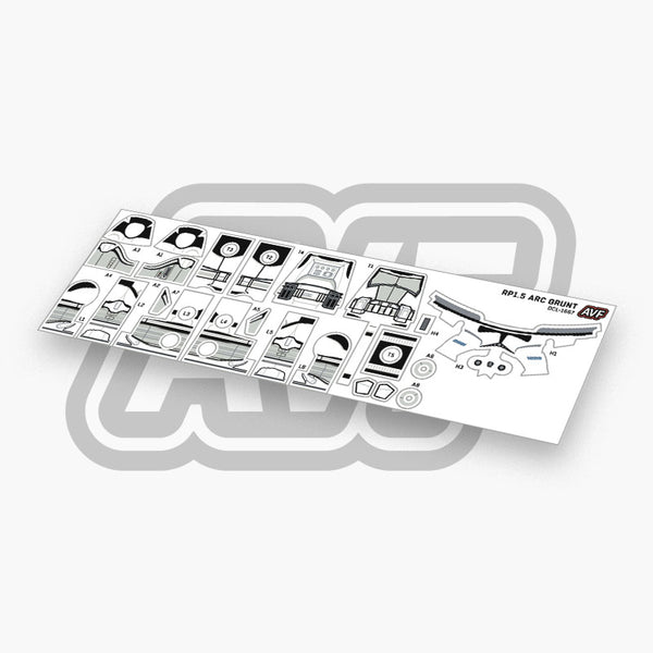 ARC Trooper Grunt Decals