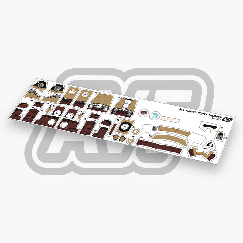 Attack on Titan Trooper Decals