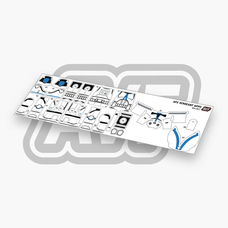 Sergeant Appo Decals