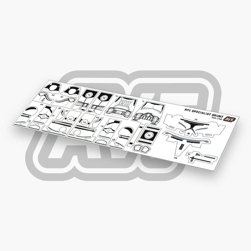 Specialist Grunt Decals