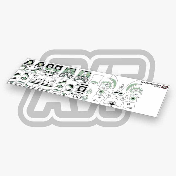 308th Engineer Decals