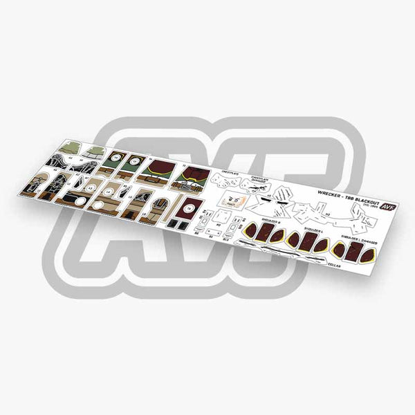 Wrecker Decals