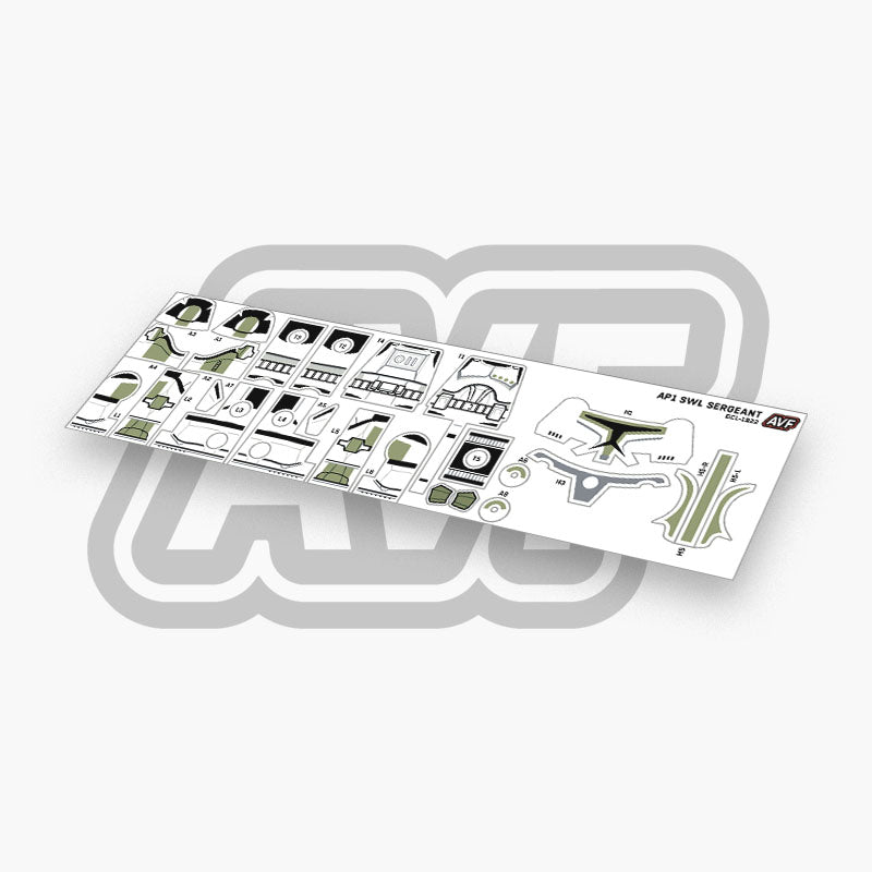 Sergeant Decals