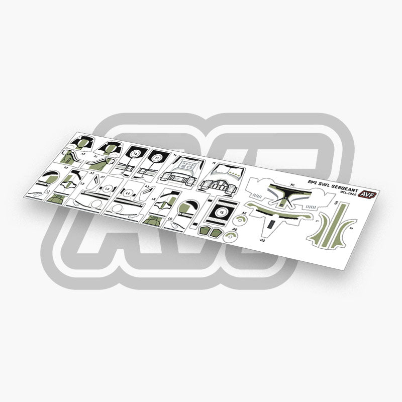 Sergeant Decals