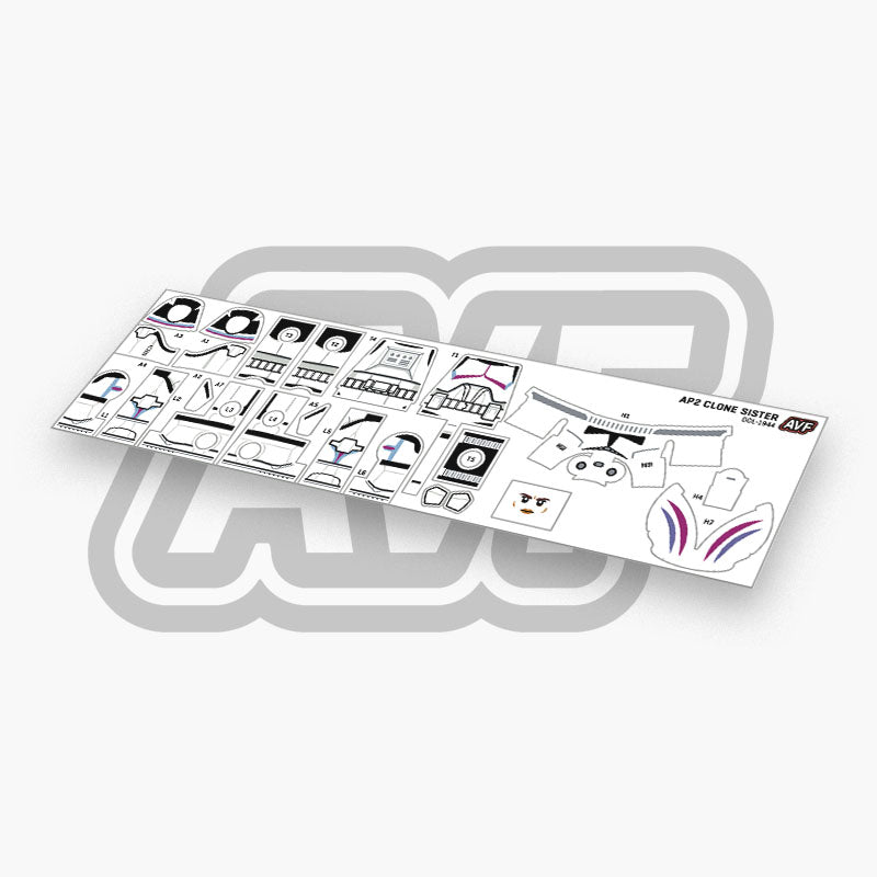Clone Sister Decals