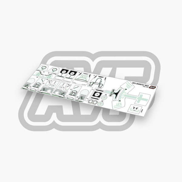 Ghostly Rex Halloween 2025 Exclusive Decal