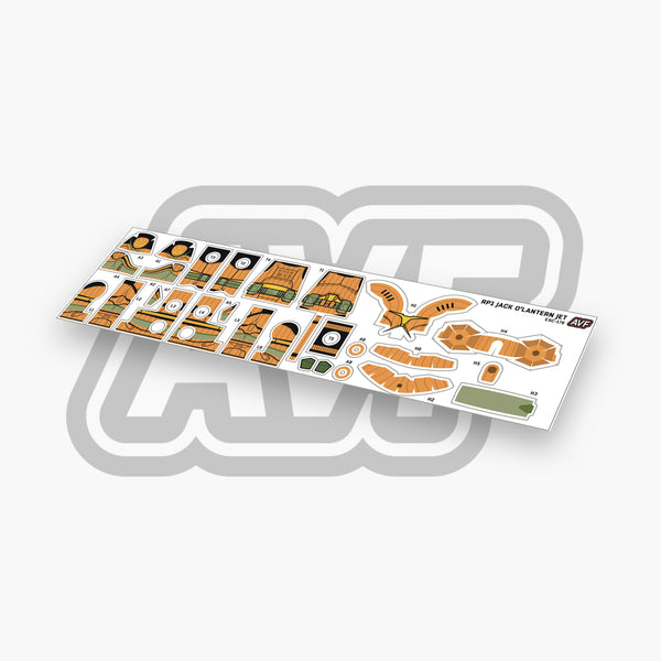 Jack O'Lantern Jet Halloween 2025 Exclusive Decal