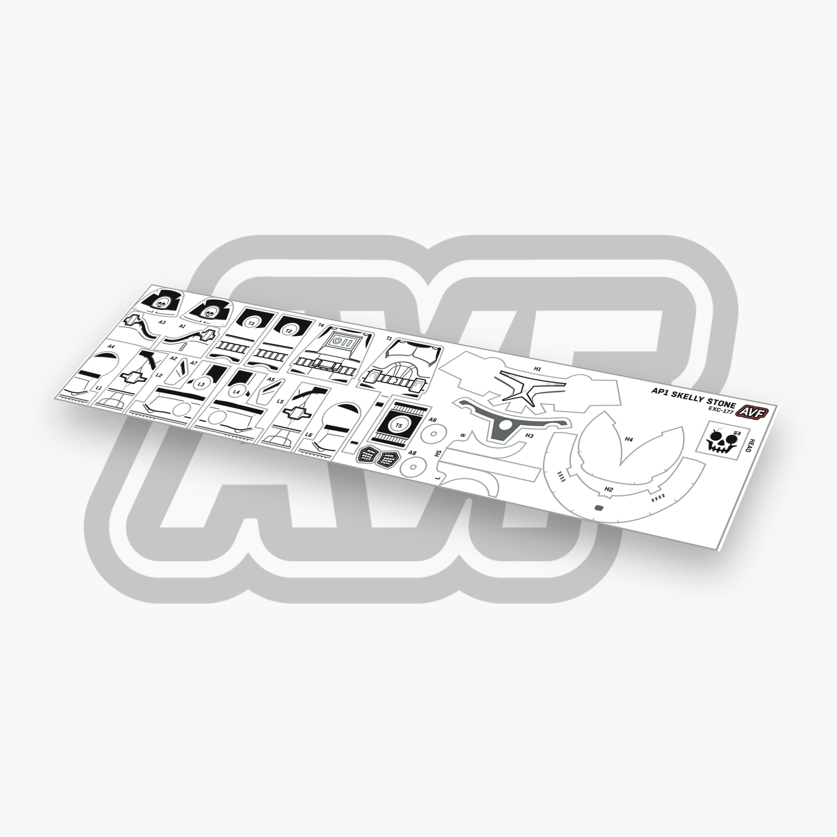 Skelly Stone Halloween 2025 Exclusive Decal