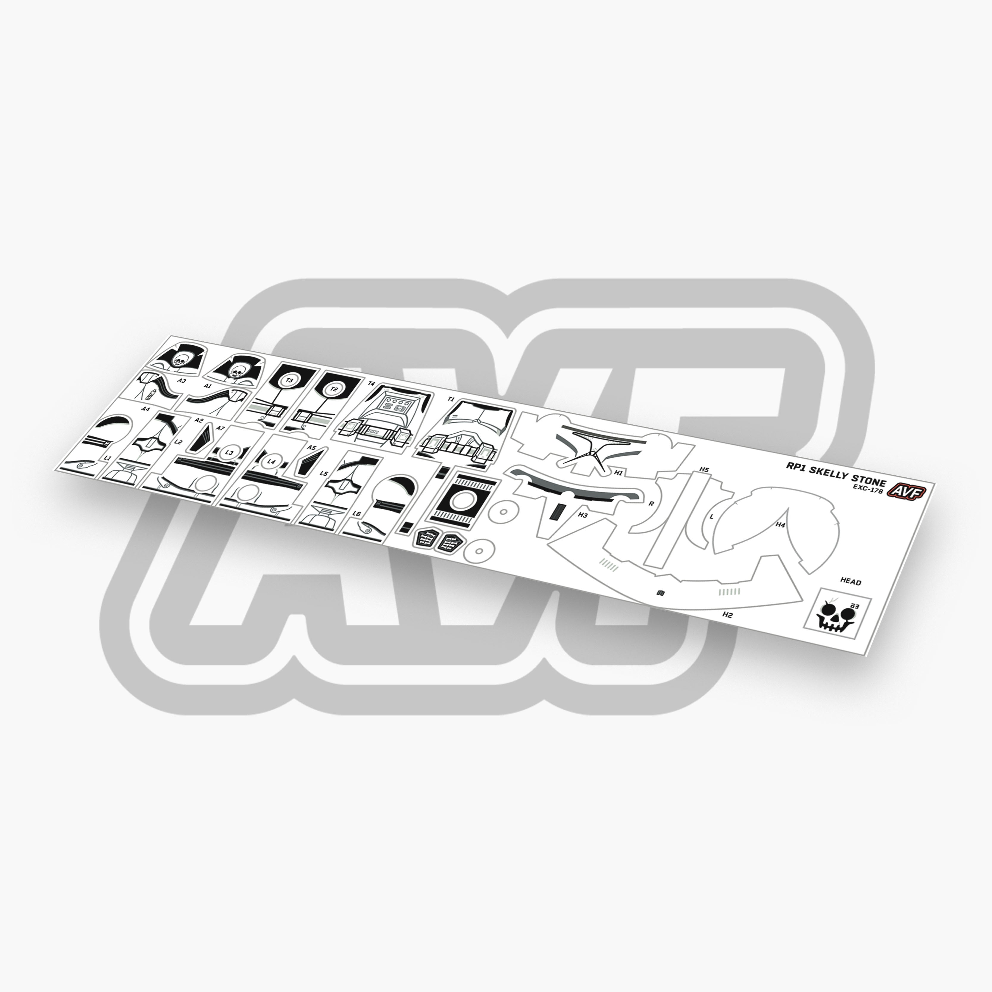 Skelly Stone Halloween 2025 Exclusive Decal