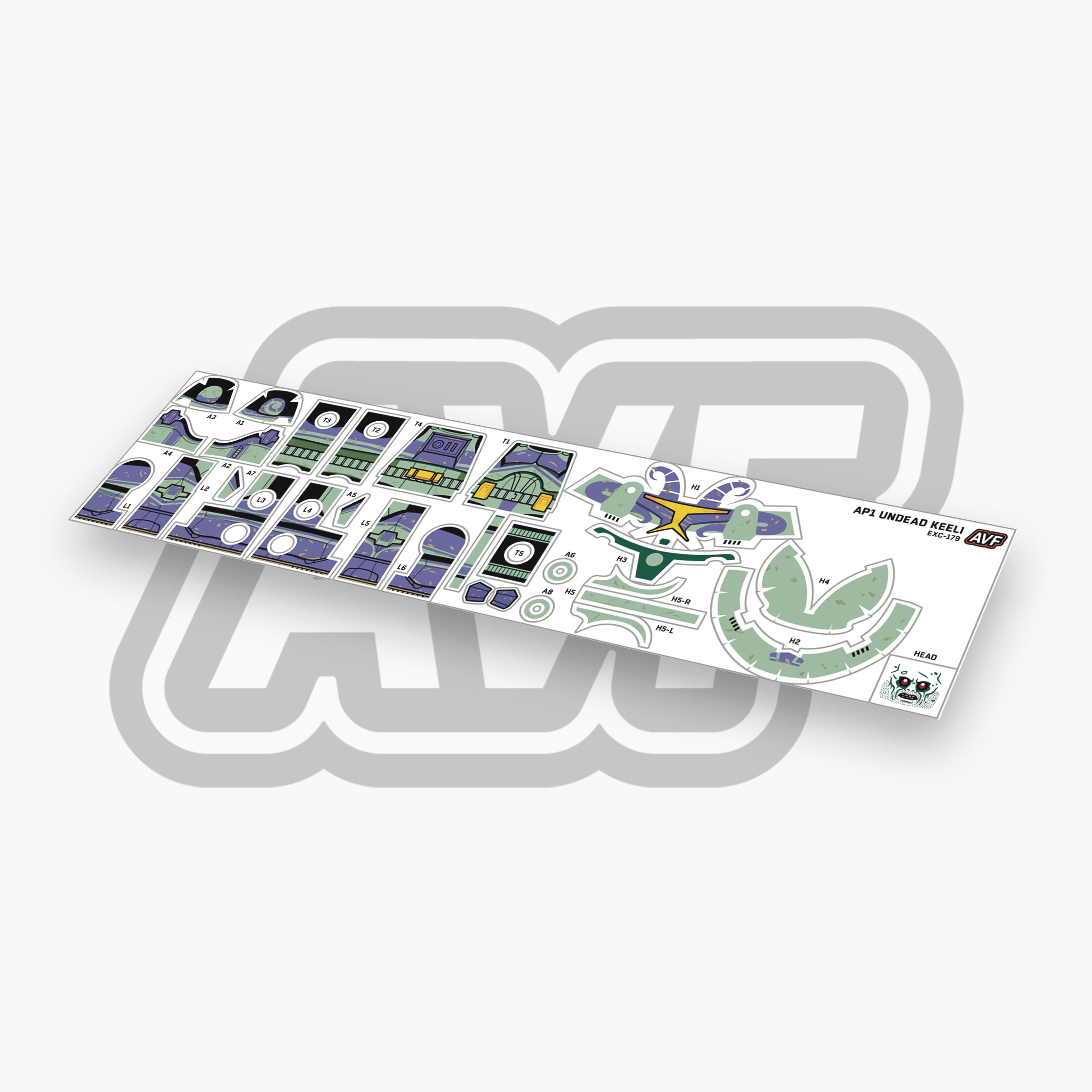 Undead Keeli Halloween 2025 Exclusive Decal