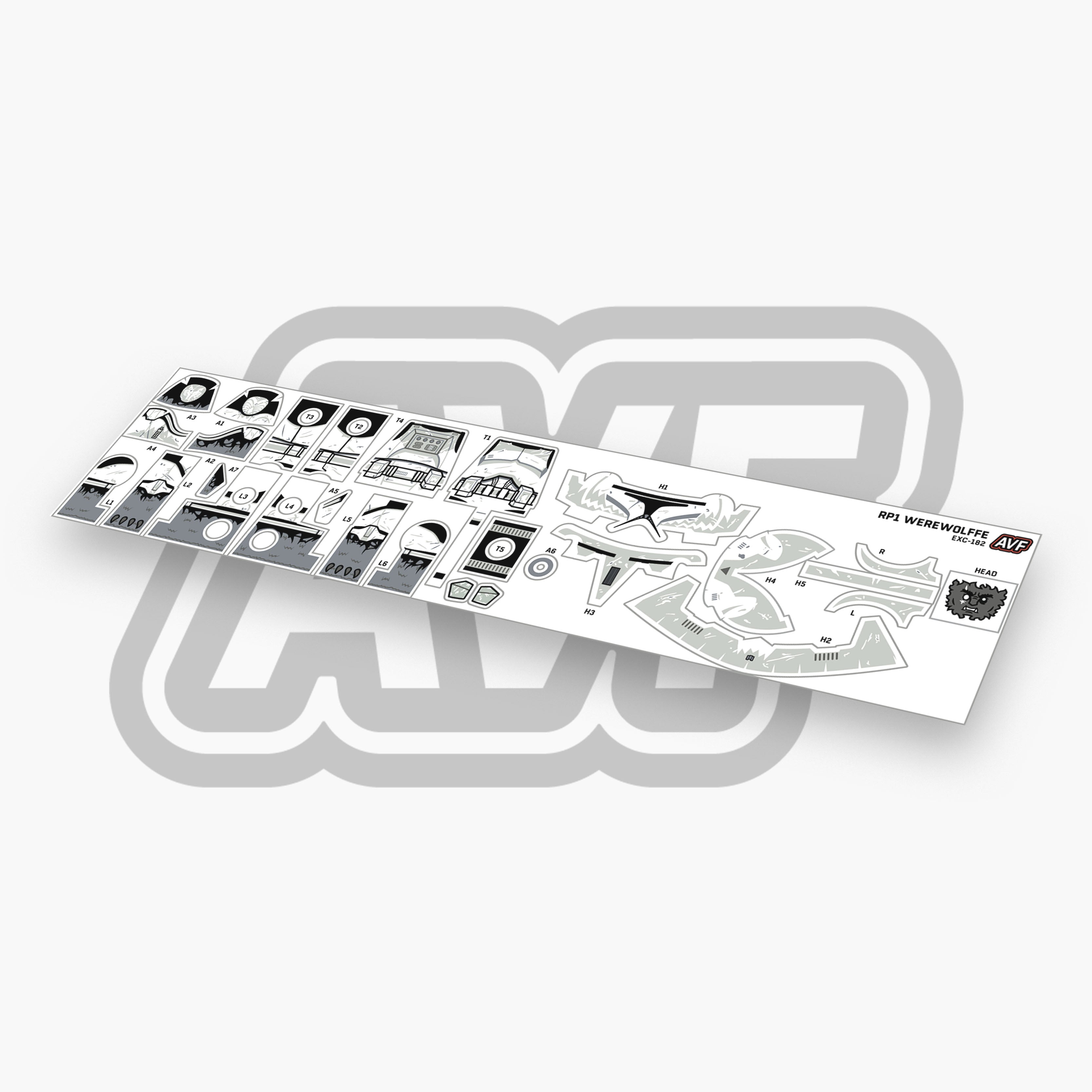 Were Wolffe Halloween 2025 Exclusive Decal