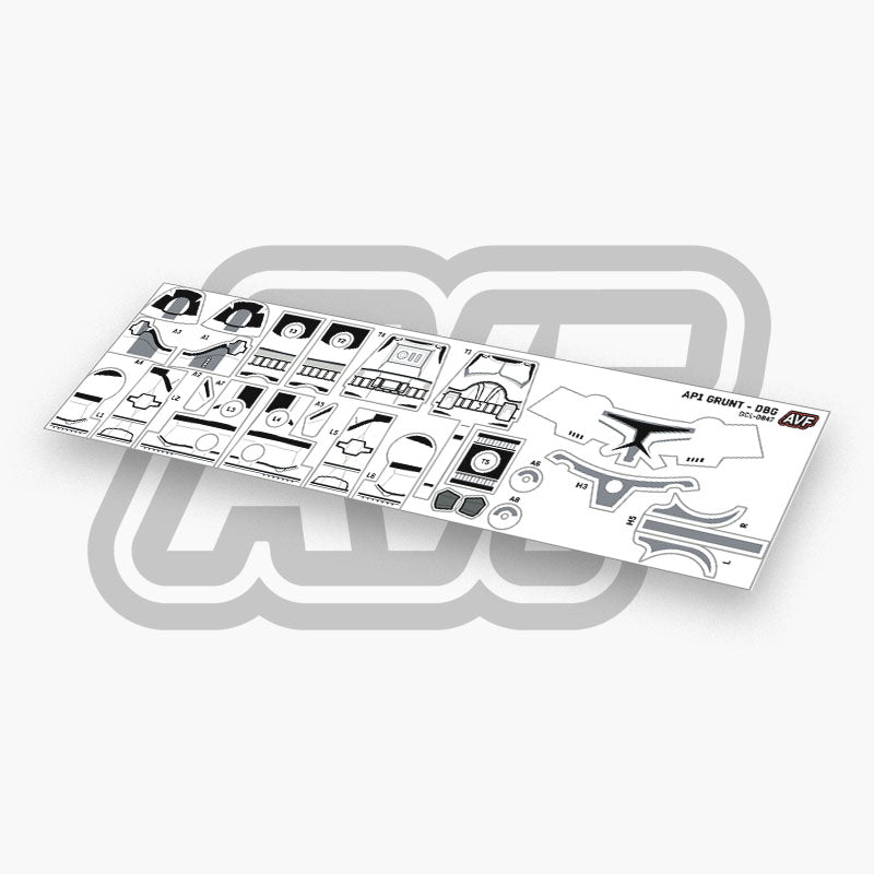 Weekly Recolor Decals - Phase 1 Clone Grunt Trooper
