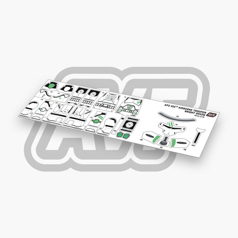 Monthly Recolor Decals - Phase 2 212th Airborne Trooper