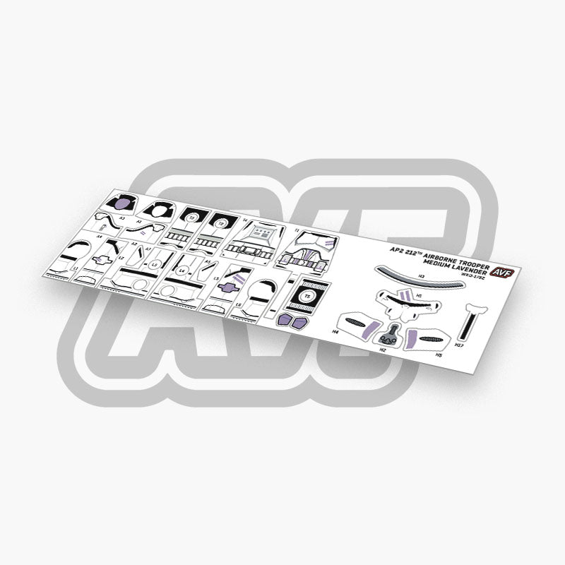 Monthly Recolor Decals - Phase 2 212th Airborne Trooper