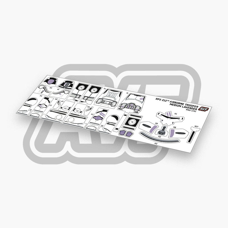 Monthly Recolor Decals - Phase 2 212th Airborne Trooper
