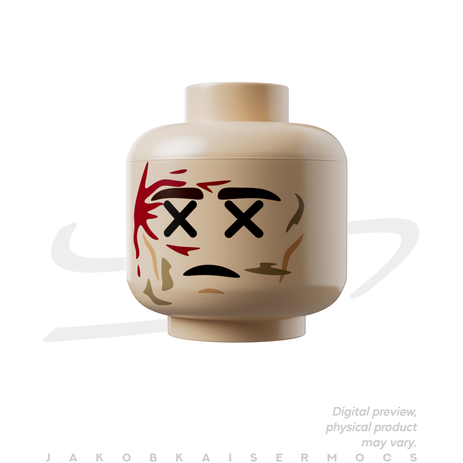 Printed Ded Syril Head