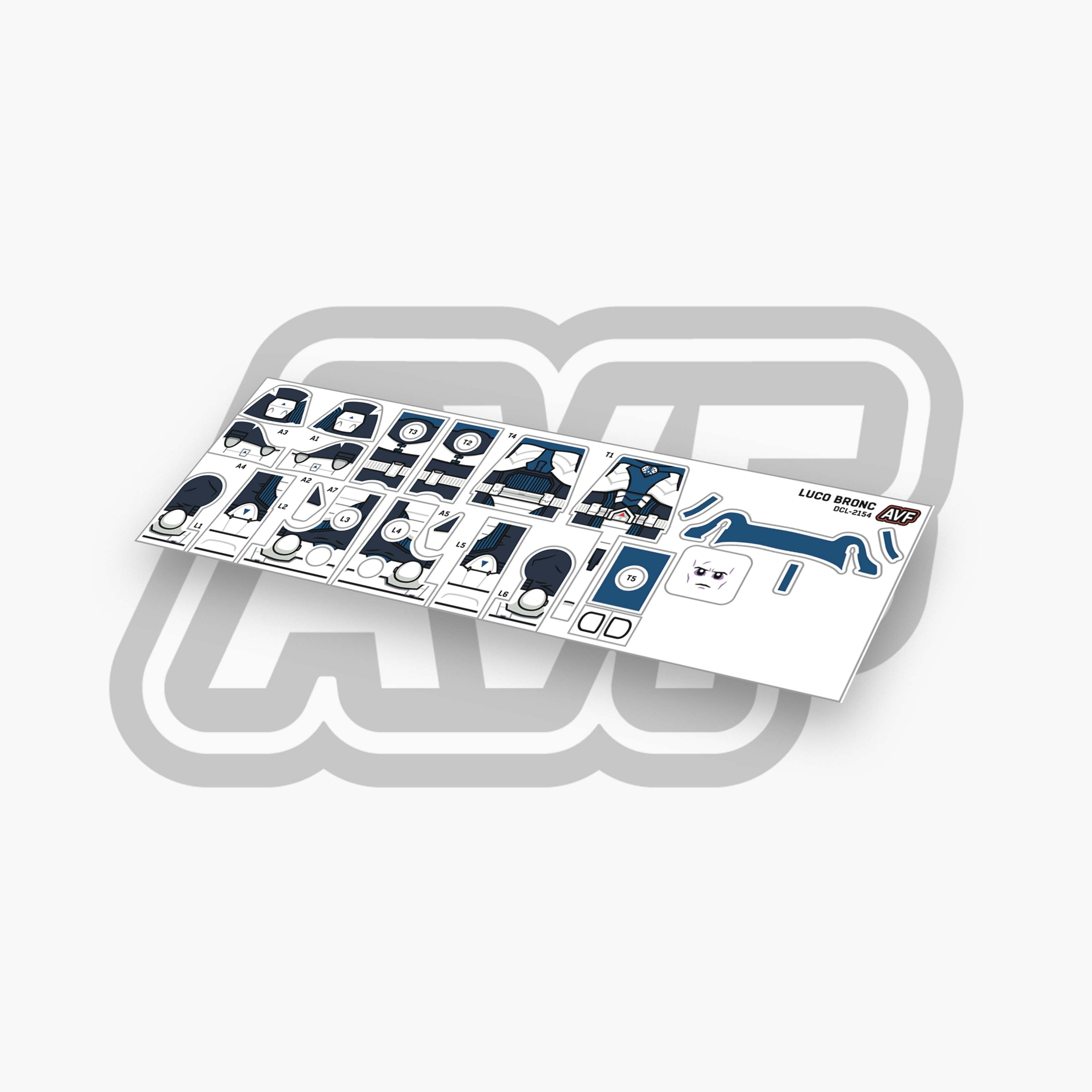 Luco Bronc Decals