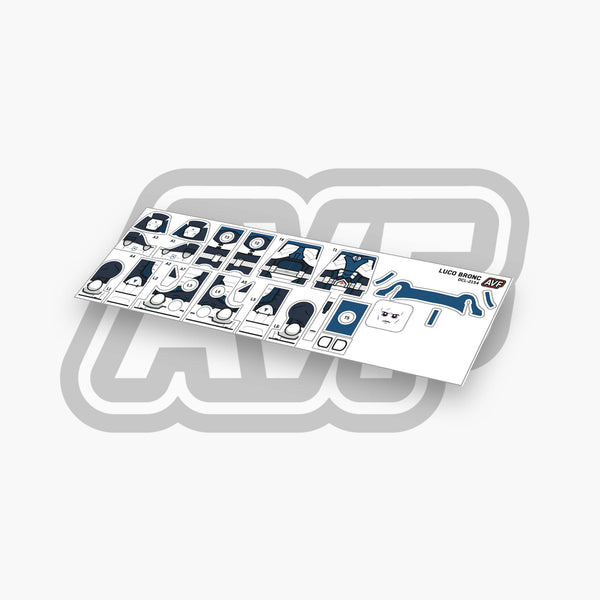 Luco Bronc Decals