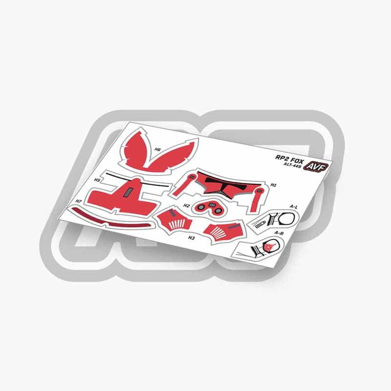 Commander Fox Decals