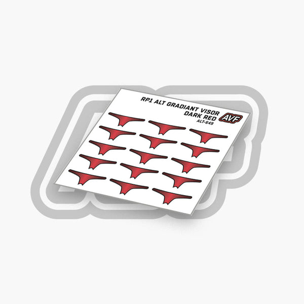 RP1 Alternate Gradient Visor Decals