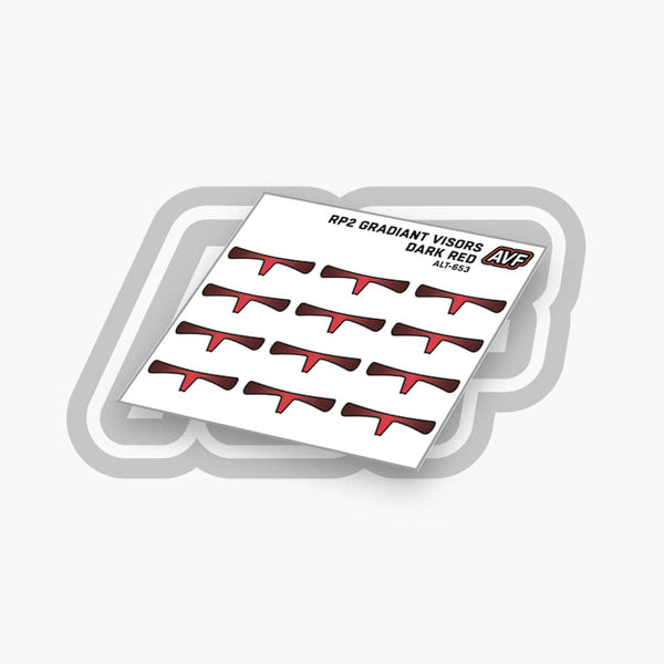 RP2 Alternate Gradient Visor Decals