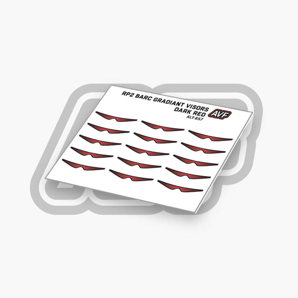 RP2 BARC Alternate Gradient Visor Decals