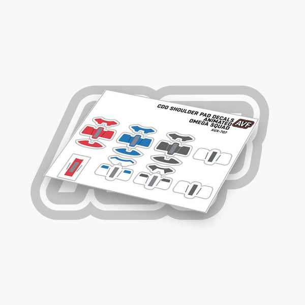 Commando Shoulder Pad Decals