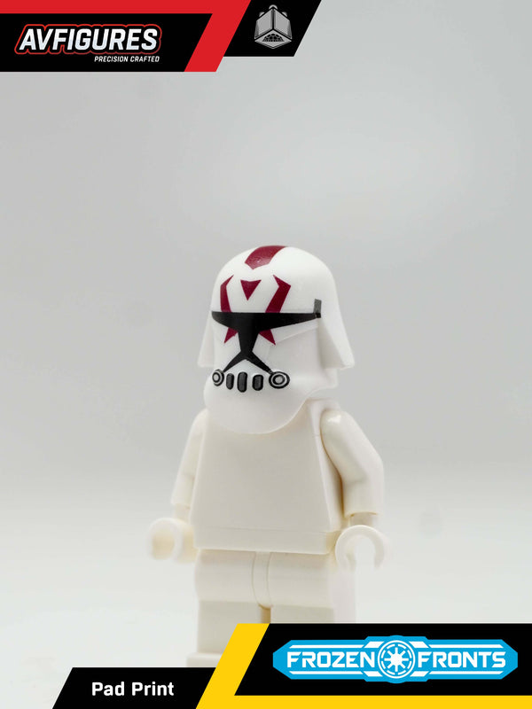 Snow Trooper Shiv Pad Printed Helmet