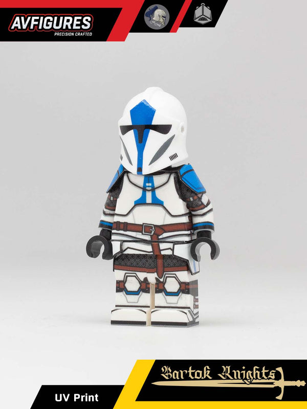Bartok Knight 501st Trooper UV Printed Figure