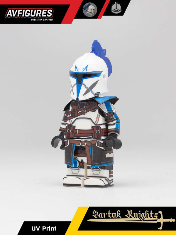 Bartok Knight Captain Rex UV Printed Figure