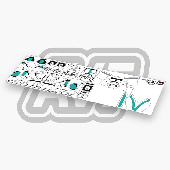 Howzer Unit Trooper Decals