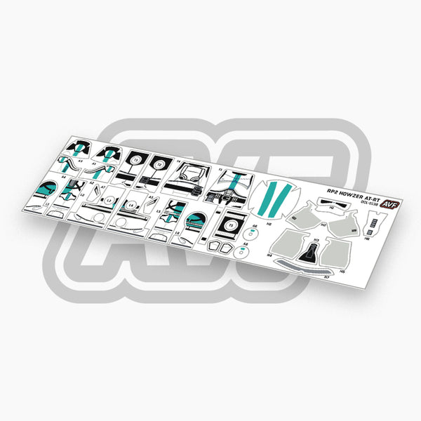Howzer Face Print Decals