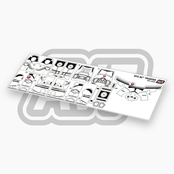 91st Trooper Decals