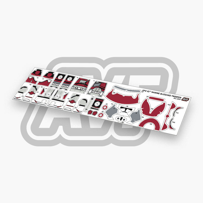 21st Marine Blizzard Trooper Decals